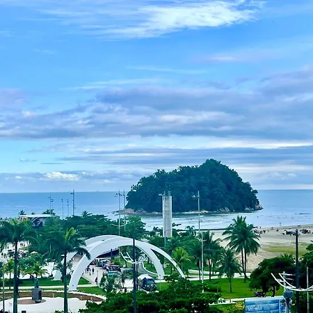 Lindo Apartamento Com Vista Ao Mar Santos  Exterior photo