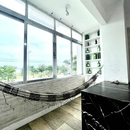 Lindo Apartamento Com Vista Ao Mar Santos  Exterior photo
